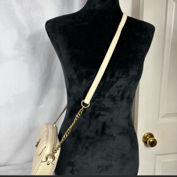 NWT Tory Burch Mini Kira Camera Bag in Brie - Picture 5 of 8